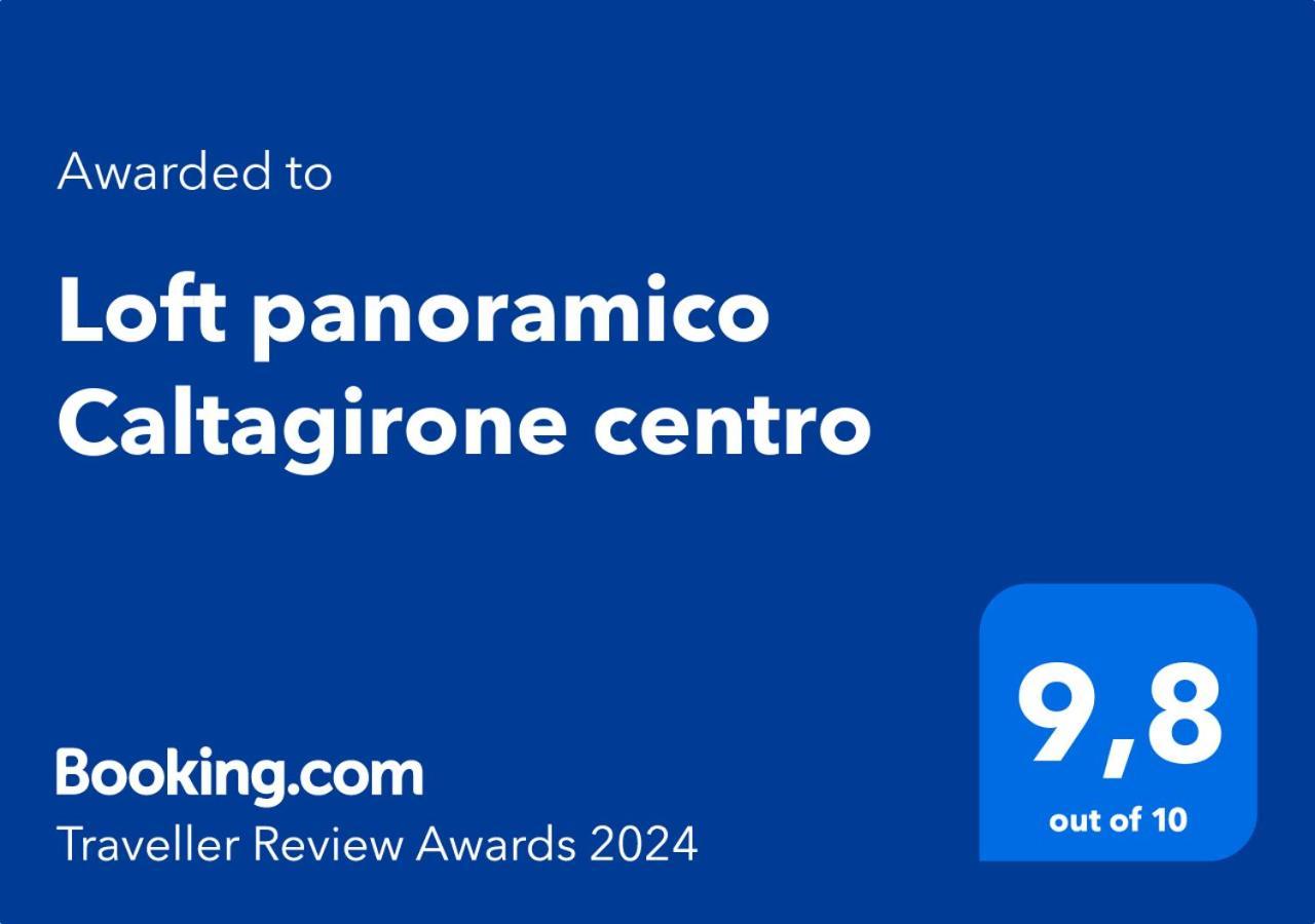 Apartamento Loft Panoramico Caltagirone Centro Exterior foto